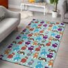 Bear Cute Pattern 3 Rug Sport Decor Gift Floor Decor Living Room Carpet Rug Area Rug - e10e560c87e7