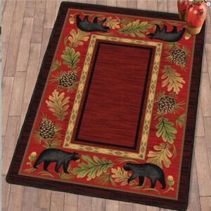 Bear Elegance Rug Sport Decor Gift Floor Decor Living Room Carpet Rug Area Rug - 1898248dacdf