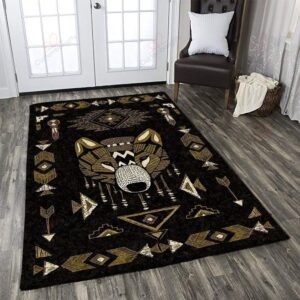 Bear Face Pattern Rug Sport Decor Gift Floor Decor Living Room Carpet Rug Area Rug - 1e50b79da55e