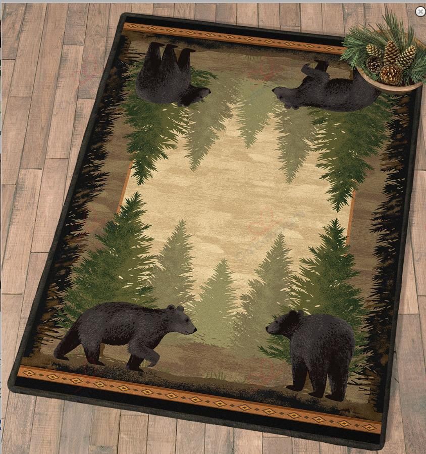 Bear In Forest Rug Sport Decor Gift Floor Decor Living Room Carpet Rug Area Rug - 6bd8ee849607 Bear In Forest Rug Sport Decor Gift Floor Decor Living Room Carpet Rug Area Rug - 6bd8ee849607