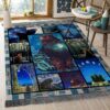 Bear In Night Rug Sport Decor Gift Floor Decor Living Room Carpet Rug Area Rug - f1077f3f7a7a