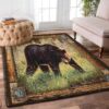 Bear In The Forest Rug Sport Decor Gift Floor Decor Living Room Carpet Rug Area Rug - 7b9676cdfe50