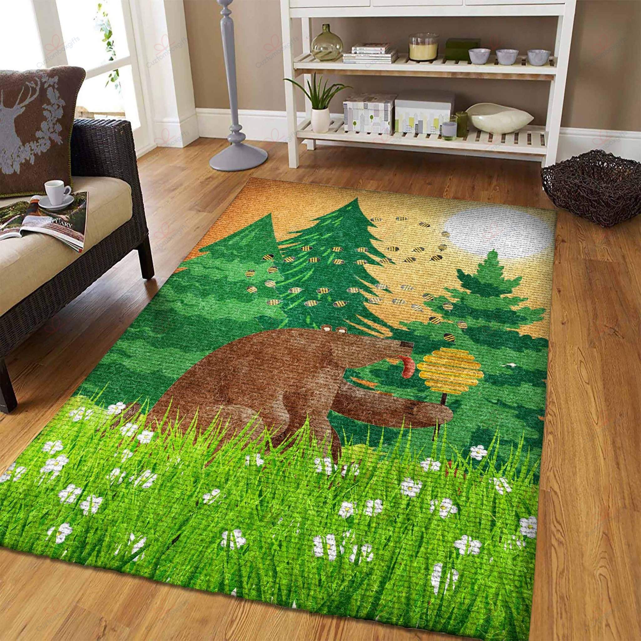 Bear Love Honey Rug Sport Decor Gift Floor Decor Living Room Carpet Rug Area Rug - 4ac1cf995ec8 Bear Love Honey Rug Sport Decor Gift Floor Decor Living Room Carpet Rug Area Rug - 4ac1cf995ec8