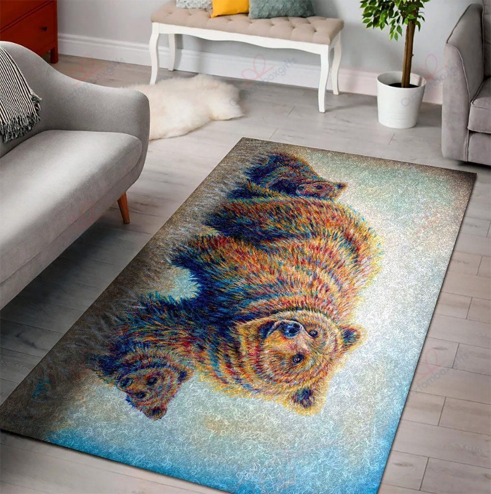 Bear Mama Rug Sport Decor Gift Floor Decor Living Room Carpet Rug Area Rug - 8af4c326b243 Bear Mama Rug Sport Decor Gift Floor Decor Living Room Carpet Rug Area Rug - 8af4c326b243