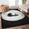 Bear On Boat Rug Sport Decor Gift Floor Decor Living Room Carpet Rug Area Rug - 8dda5da02876