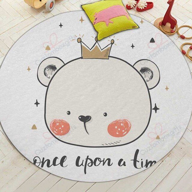 Bear Once Upon A Time Round Carpet Floor Rug Living Room Bedroom Decor Round Area Rug Carpet Bear Once Upon A Time Round Carpet Floor Rug Living Room Bedroom Decor Round Area Rug Carpet