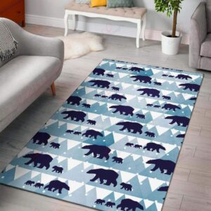 Bear Pattern 8 Rug Sport Decor Gift Floor Decor Living Room Carpet Rug Area Rug - d0c76c5c3b1b