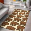 Bear Pattern 9 Rug Sport Decor Gift Floor Decor Living Room Carpet Rug Area Rug - ae3bcc9bd388