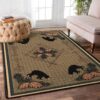 Bear Pine Tree Rug Sport Decor Gift Floor Decor Living Room Carpet Rug Area Rug - b585806a6be1
