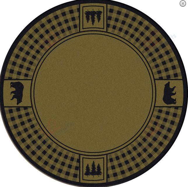 Bear Refuge Sage Round Carpet Floor Rug Living Room Bedroom Decor Round Area Rug Carpet Bear Refuge Sage Round Carpet Floor Rug Living Room Bedroom Decor Round Area Rug Carpet