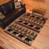 Bear Rustic Rug Sport Decor Gift Floor Decor Living Room Carpet Rug Area Rug - 830f5e9e80fd