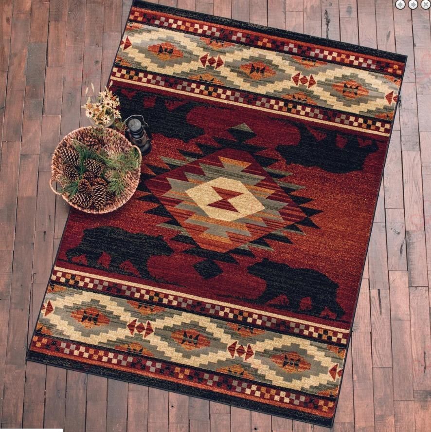 Bear Rustic Rug Sport Decor Gift Floor Decor Living Room Carpet Rug Area Rug - e3532d8430f2 Bear Rustic Rug Sport Decor Gift Floor Decor Living Room Carpet Rug Area Rug - e3532d8430f2