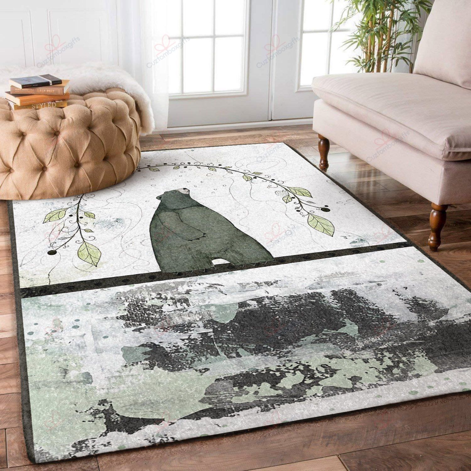 Bear Snow Rug Sport Decor Gift Floor Decor Living Room Carpet Rug Area Rug - a98ba2665c1d Bear Snow Rug Sport Decor Gift Floor Decor Living Room Carpet Rug Area Rug - a98ba2665c1d
