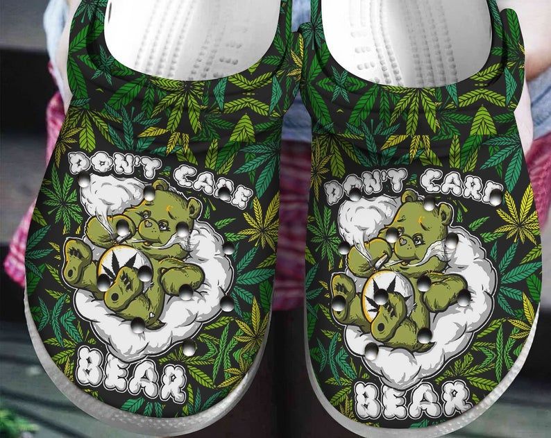 Bear Weed Crocs Crocband Clog Comfortable For Mens Womens Classic Clog Water Shoes Bear Weed Crocs Crocband Clog Comfortable For Mens Womens Classic Clog Water Shoes