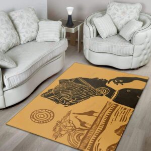 Beautiful African American Women Vintage Rug Sport Decor Gift Floor Decor Living Room Carpet Rug Area Rug - da536f2c5691