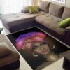 Beautiful African Black Woman Rug Sport Decor Gift Floor Decor Living Room Carpet Rug Area Rug - b0b2d0ffabe1