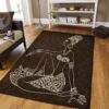 Beautiful African Girl Black Rug Sport Decor Gift Floor Decor Living Room Carpet Rug Area Rug - 2e0f6e17597e
