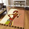 Beautiful African Girl Rug Sport Decor Gift Floor Decor Living Room Carpet Rug Area Rug - b8286fee0667