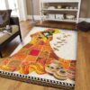 Beautiful African Woman And Butterflies Rug Sport Decor Gift Floor Decor Living Room Carpet Rug Area Rug - aad291541652