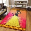 Beautiful African Woman Black Rug Sport Decor Gift Floor Decor Living Room Carpet Rug Area Rug - f2b68bc125c2