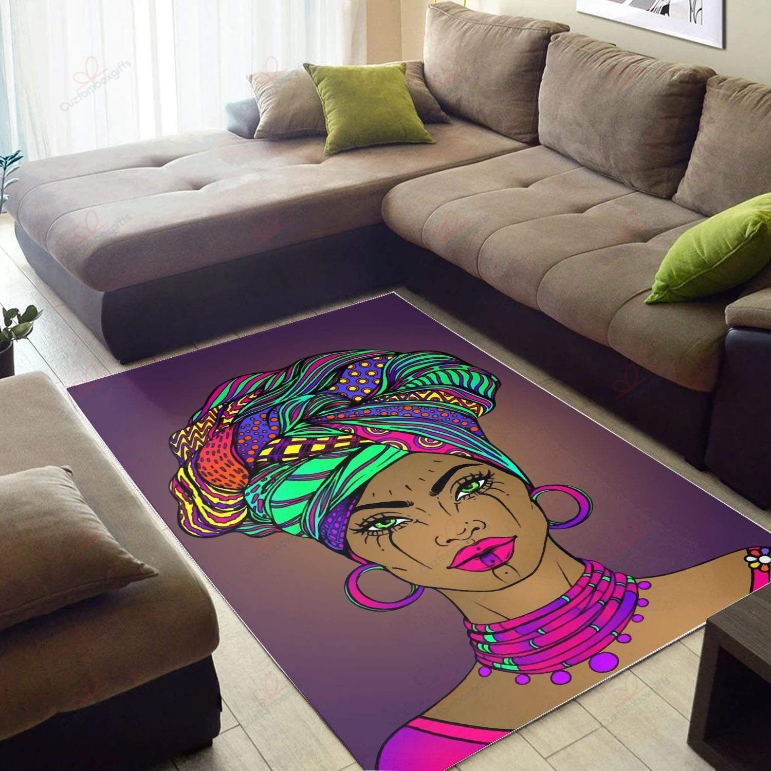 Beautiful African Woman Purple Lips Rug Sport Decor Gift Floor Decor Living Room Carpet Rug Area Rug - 06cdb9b83bd3 Beautiful African Woman Purple Lips Rug Sport Decor Gift Floor Decor Living Room Carpet Rug Area Rug - 06cdb9b83bd3