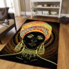 Beautiful Black African Woman Rug Sport Decor Gift Floor Decor Living Room Carpet Rug Area Rug - 1090e70a9f73