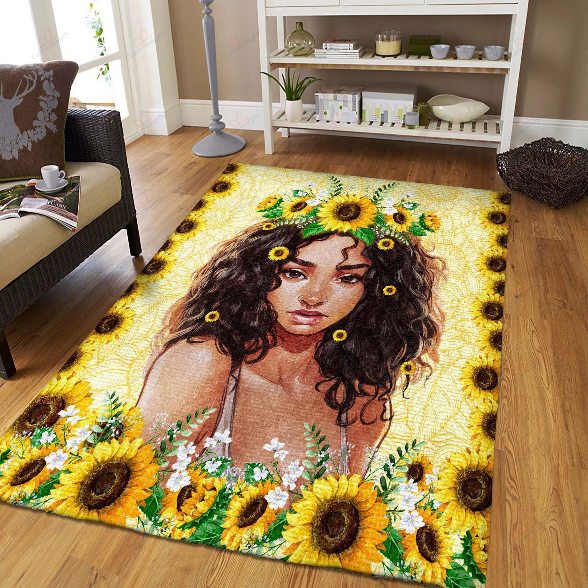 Beautiful Black Girl Sunflower Rug Sport Decor Gift Floor Decor Living Room Carpet Rug Area Rug - 6e0750d43ccc Beautiful Black Girl Sunflower Rug Sport Decor Gift Floor Decor Living Room Carpet Rug Area Rug - 6e0750d43ccc
