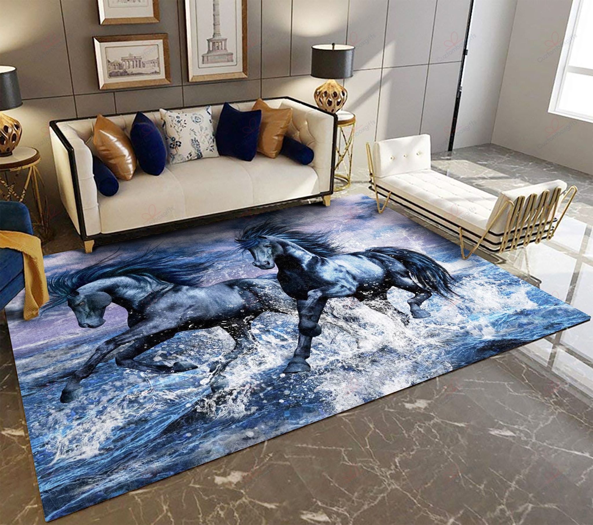 Beautiful Black Horse Rug Sport Decor Gift Floor Decor Living Room Carpet Rug Area Rug - dd131476ecf5 Beautiful Black Horse Rug Sport Decor Gift Floor Decor Living Room Carpet Rug Area Rug - dd131476ecf5