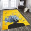 Beautiful Black Woman And Blue Butterfly Rug Sport Decor Gift Floor Decor Living Room Carpet Rug Area Rug - 0939401ecb4b