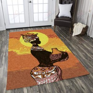 Beautiful Black Woman Rug Sport Decor Gift Floor Decor Living Room Carpet Rug Area Rug - 07379c520be0