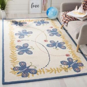 Beautiful Butterfly 2 Rug Sport Decor Gift Floor Decor Living Room Carpet Rug Area Rug - 5f70ce2c0005