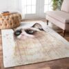 Beautiful Cat Rug Sport Decor Gift Floor Decor Living Room Carpet Rug Area Rug - dbb65b5a01a0