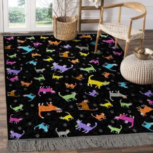 Beautiful Cats Rug Sport Decor Gift Floor Decor Living Room Carpet Rug Area Rug - 7b4a921d7e33