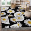 Beautiful Daisy Rug Sport Decor Gift Floor Decor Living Room Carpet Rug Area Rug - 393d425f22db