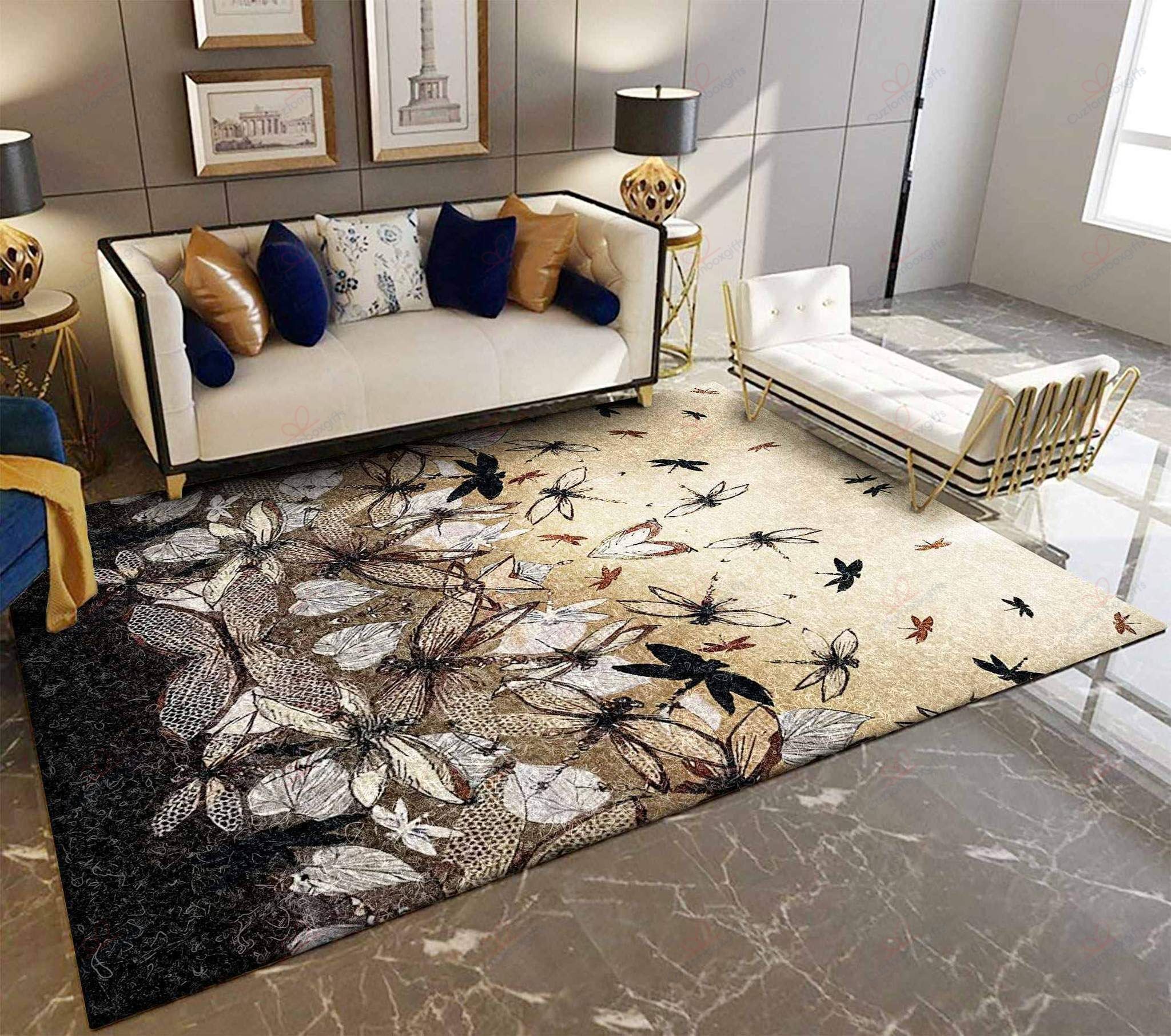 Beautiful Dragonflies Rug Sport Decor Gift Floor Decor Living Room Carpet Rug Area Rug - 9b104553f72a Beautiful Dragonflies Rug Sport Decor Gift Floor Decor Living Room Carpet Rug Area Rug - 9b104553f72a