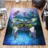 Beautiful Dragonfly Dreamcatcher Rug Sport Decor Gift Floor Decor Living Room Carpet Rug Area Rug - 2d9ea0ffa262