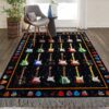 Beautiful Electric Guitars Rug Sport Decor Gift Floor Decor Living Room Carpet Rug Area Rug - be63370f6e39