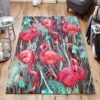 Beautiful Flamingo Rug Sport Decor Gift Floor Decor Living Room Carpet Rug Area Rug - 2797d3c1f825