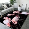 Beautiful Flamingo Rectangle Rug Sport Decor Gift Floor Decor Living Room Carpet Rug Area Rug - c7847be063ff