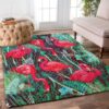 Beautiful Flamingo Rectangle Red Rug Sport Decor Gift Floor Decor Living Room Carpet Rug Area Rug - 9d4e31bd5bde