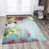 Beautiful Flower Rug Sport Decor Gift Floor Decor Living Room Carpet Rug Area Rug - 70feb8dbc7d8