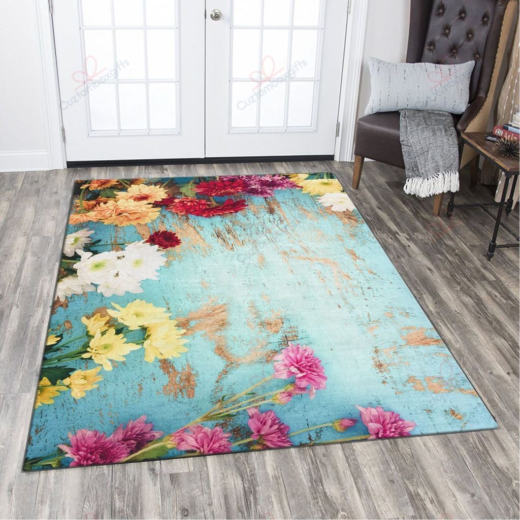 Beautiful Flower Rug Sport Decor Gift Floor Decor Living Room Carpet Rug Area Rug - 70feb8dbc7d8 Beautiful Flower Rug Sport Decor Gift Floor Decor Living Room Carpet Rug Area Rug - 70feb8dbc7d8