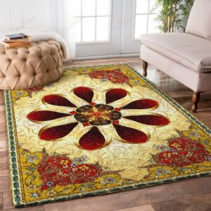 Beautiful Flower Rug Sport Decor Gift Floor Decor Living Room Carpet Rug Area Rug - e035ac3e5d7f