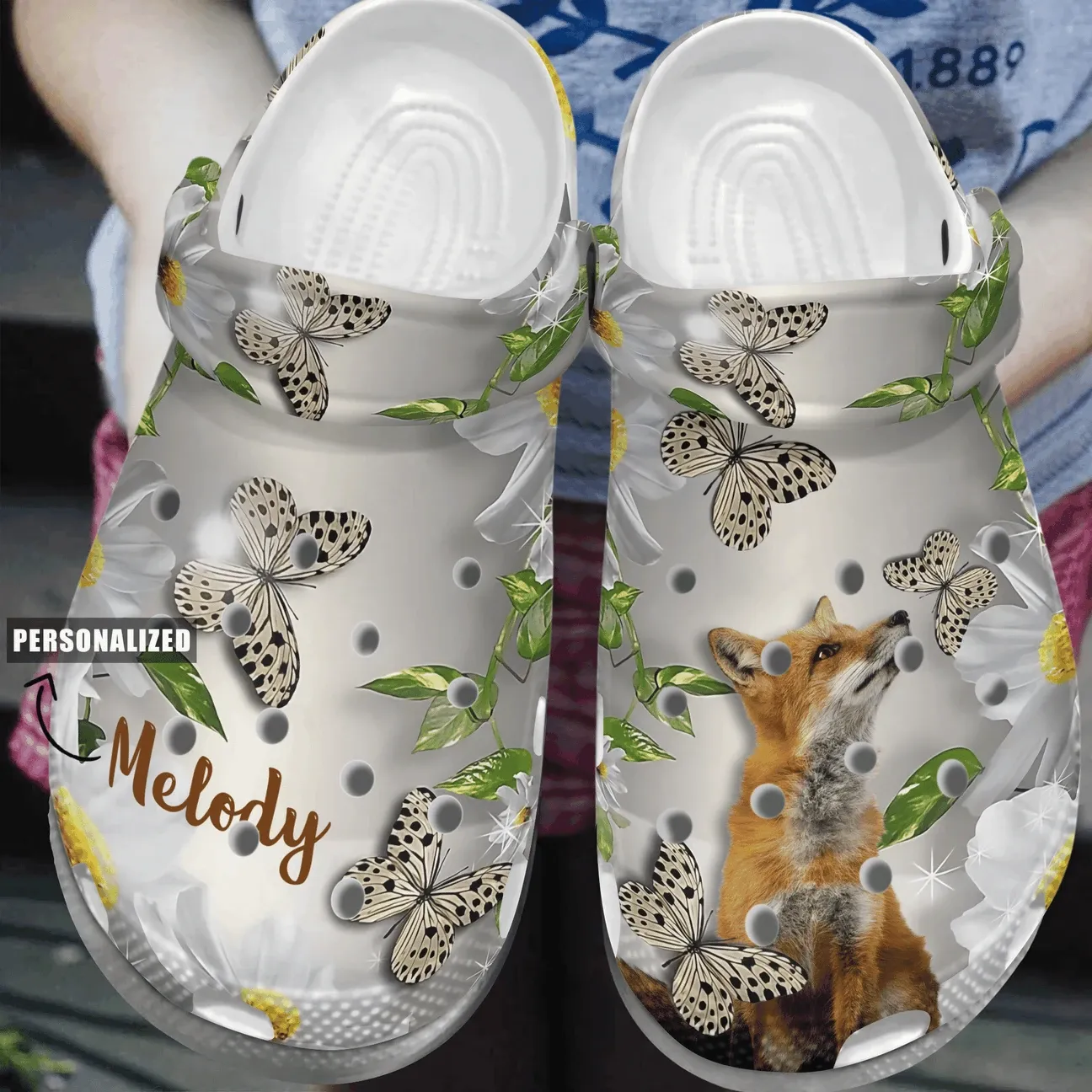 Beautiful Fox Personalized Clog Custom Crocs Comfortablefashion Style Comfortable For Women Men Kid Print 3D Beautiful Fox Personalized Clog Custom Crocs Comfortablefashion Style Comfortable For Women Men Kid Print 3D