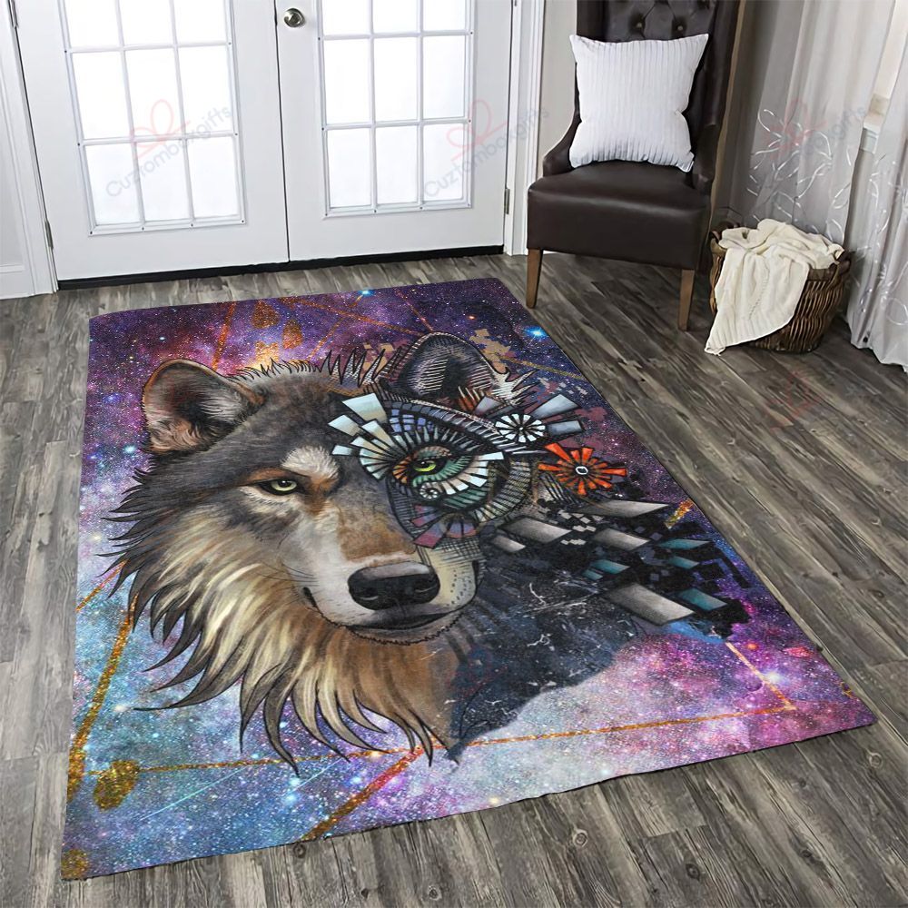 Beautiful Galaxy Wolf Rug Sport Decor Gift Floor Decor Living Room Carpet Rug Area Rug - fba08fbb38af Beautiful Galaxy Wolf Rug Sport Decor Gift Floor Decor Living Room Carpet Rug Area Rug - fba08fbb38af