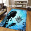 Beautiful Girl And Lotus Rug Sport Decor Gift Floor Decor Living Room Carpet Rug Area Rug - 5d81018adca5