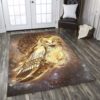 Beautiful Golden Owl Rug Sport Decor Gift Floor Decor Living Room Carpet Rug Area Rug - e06881bfcff0