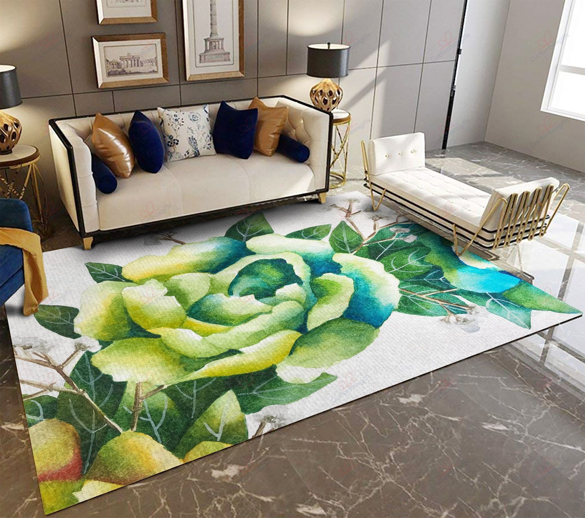 Beautiful Green Flower Rug Sport Decor Gift Floor Decor Living Room Carpet Rug Area Rug - 7c8537da93e1 Beautiful Green Flower Rug Sport Decor Gift Floor Decor Living Room Carpet Rug Area Rug - 7c8537da93e1