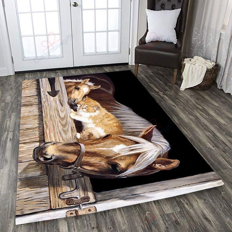 Beautiful Horse Rectangle Rug Sport Decor Gift Floor Decor Living Room Carpet Rug Area Rug - df085ae0f9cc Beautiful Horse Rectangle Rug Sport Decor Gift Floor Decor Living Room Carpet Rug Area Rug - df085ae0f9cc