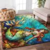 Beautiful Mermaid Under The Sea Rug Sport Decor Gift Floor Decor Living Room Carpet Rug Area Rug - 2ba0d86f8c7b